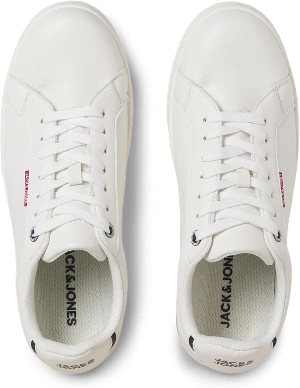 Мужские кроссовки на шнуровке JACK & JONES, White — фото 2