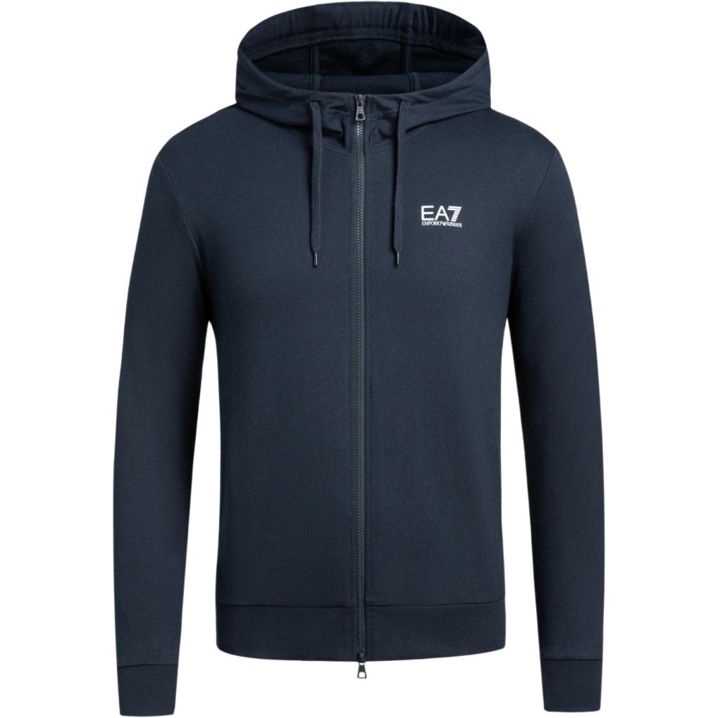 

Толстовка с принтом логотипа ea7 EMPORIO ARMANI, темно-синий