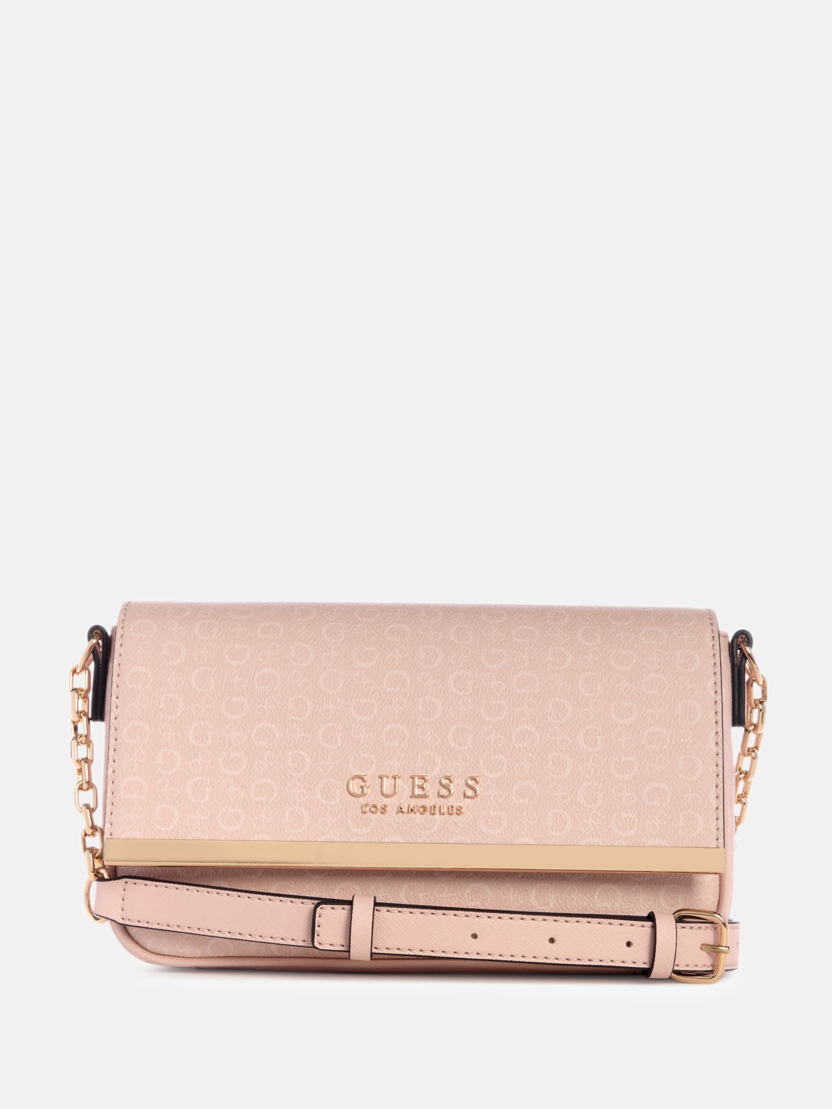 

Сумка кросс-боди Marva Logo Guess Factory, нежно-розовый