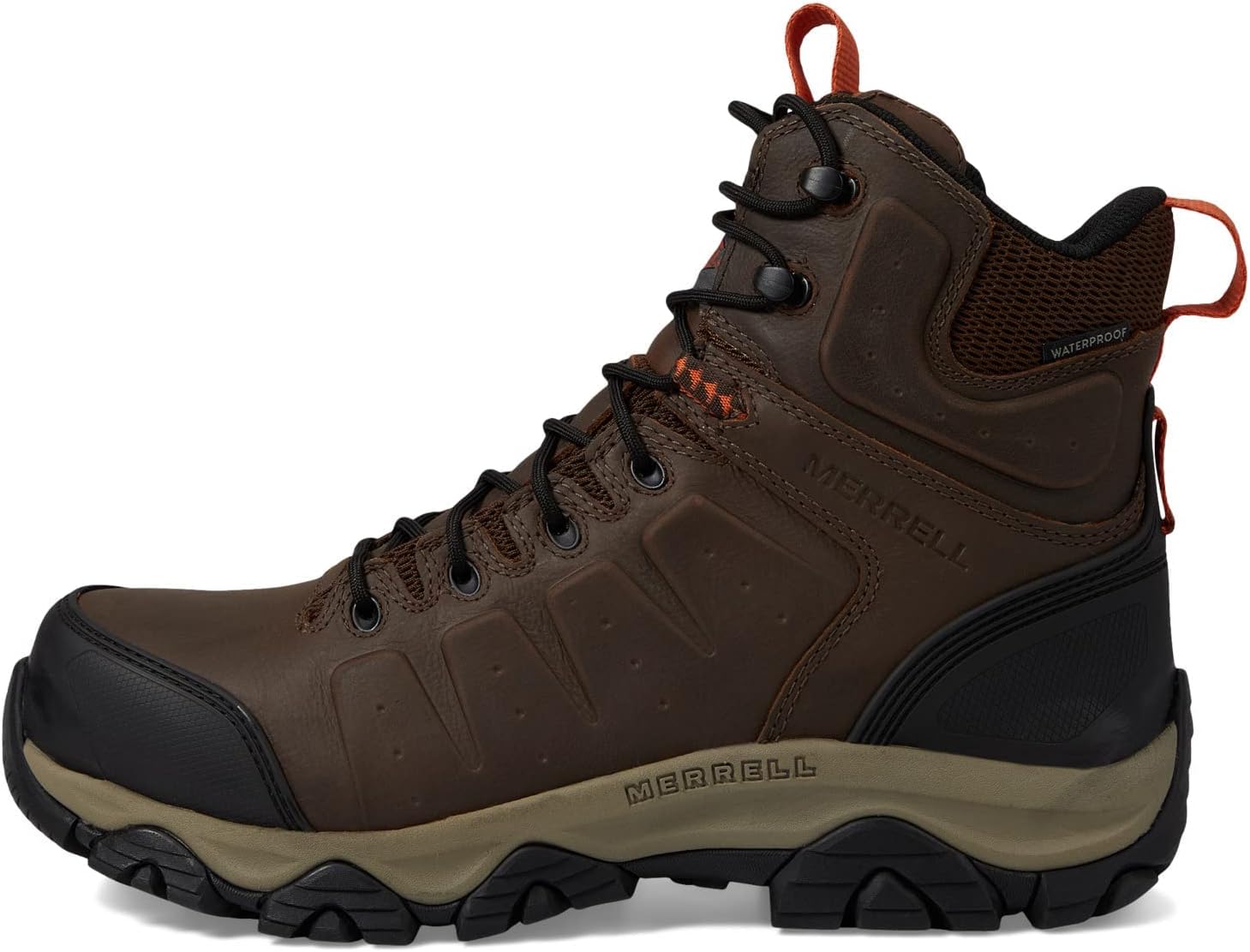 Мужские ботинки Merrell Phaserbound 2 Mid Waterproof с углеродным волокном, оранжевый — фото 4