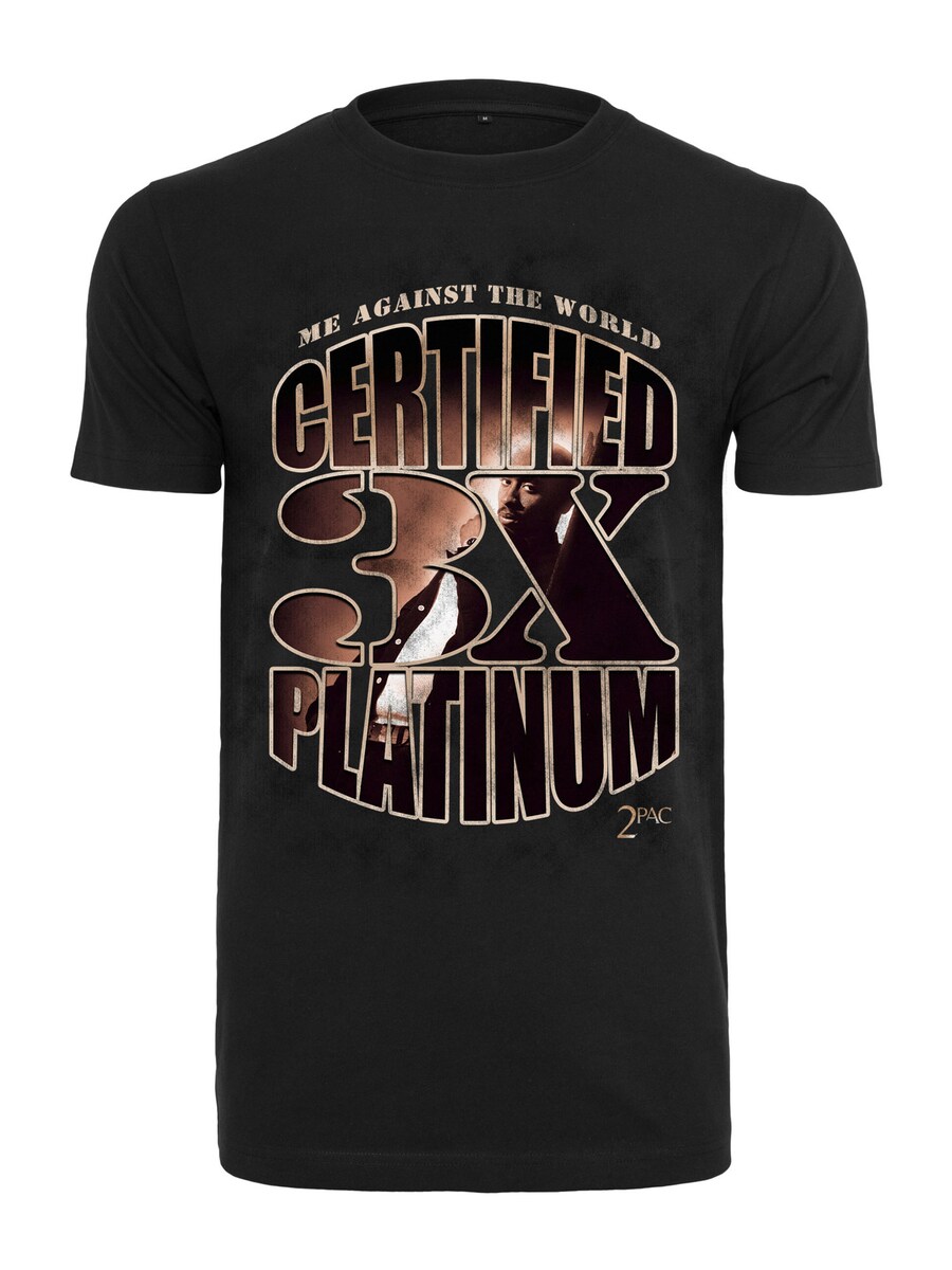 

Рубашка обычного кроя Mister Tee Tupac Me Against the World Platinium, черный