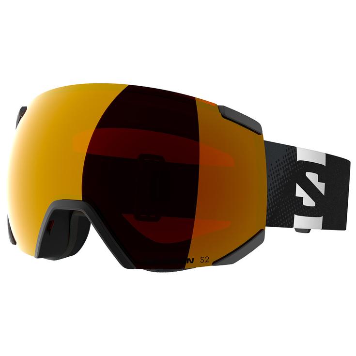 

Горнолыжные очки радиево-черные многослойные средне-красные Salomon