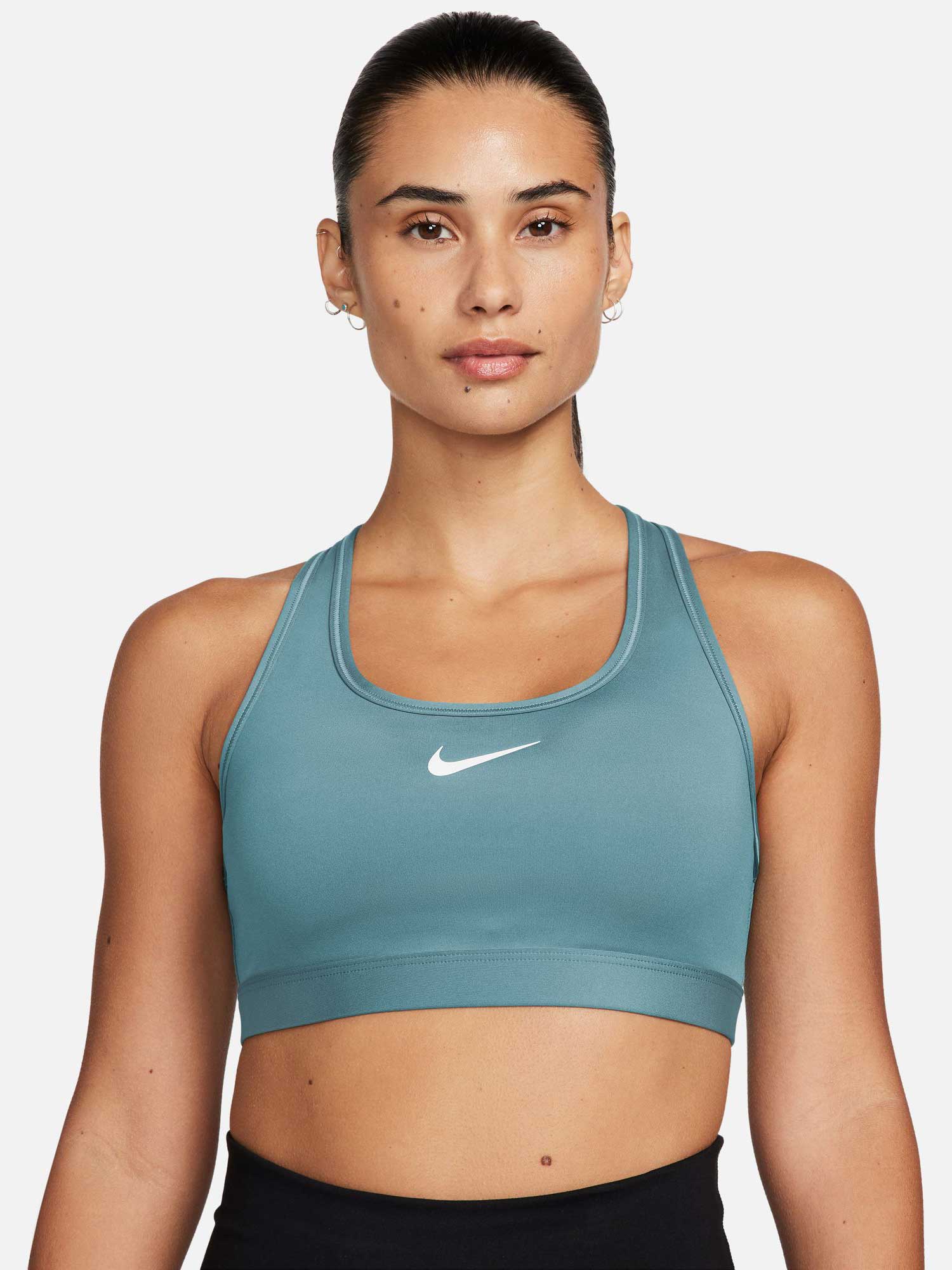 

Спортивный бюстгальтер Nike W NK SWSH MED SPT BRA, синий