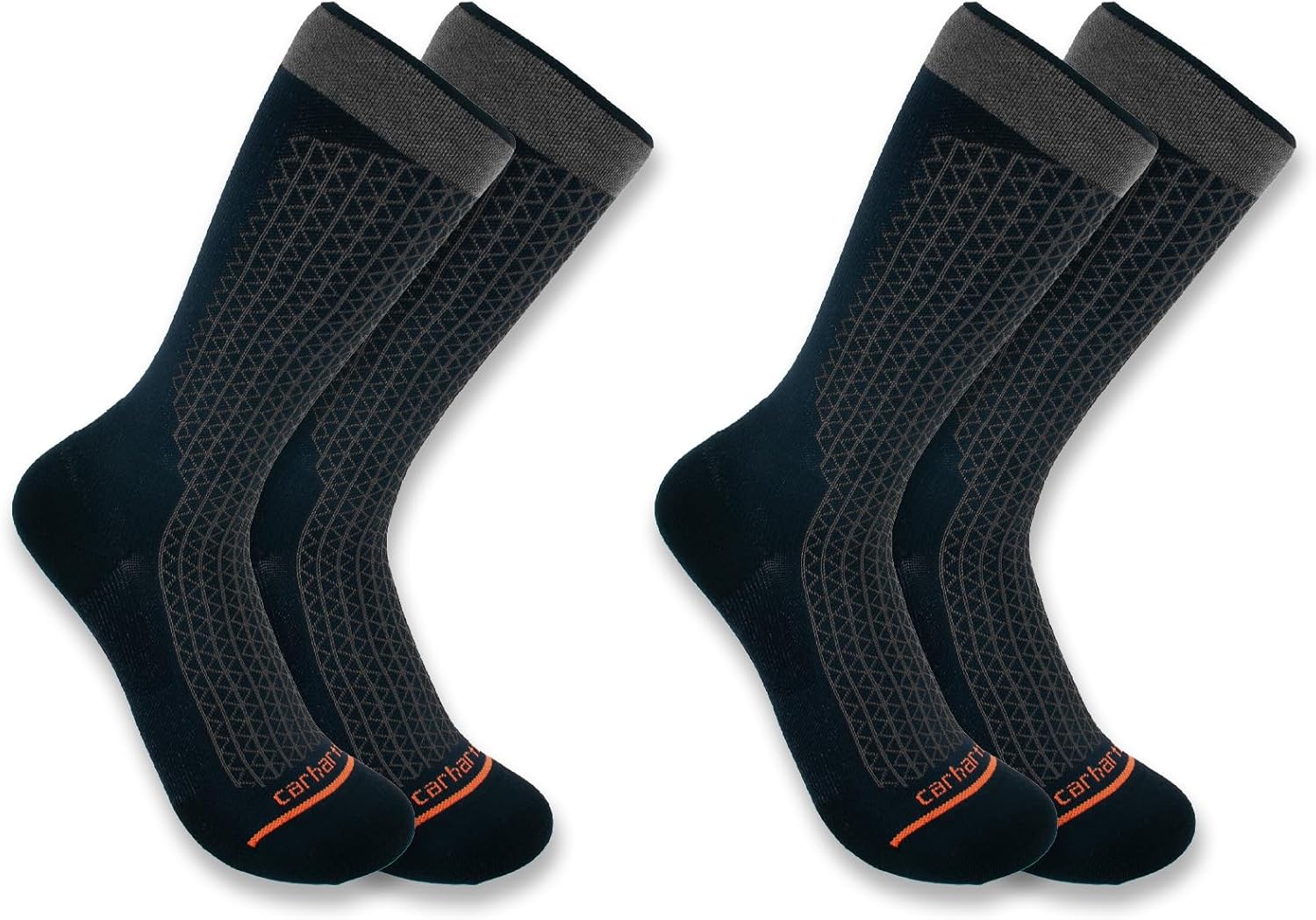 

Carhartt мужские легкие прочные носки SC8012M, 2 пары, Black