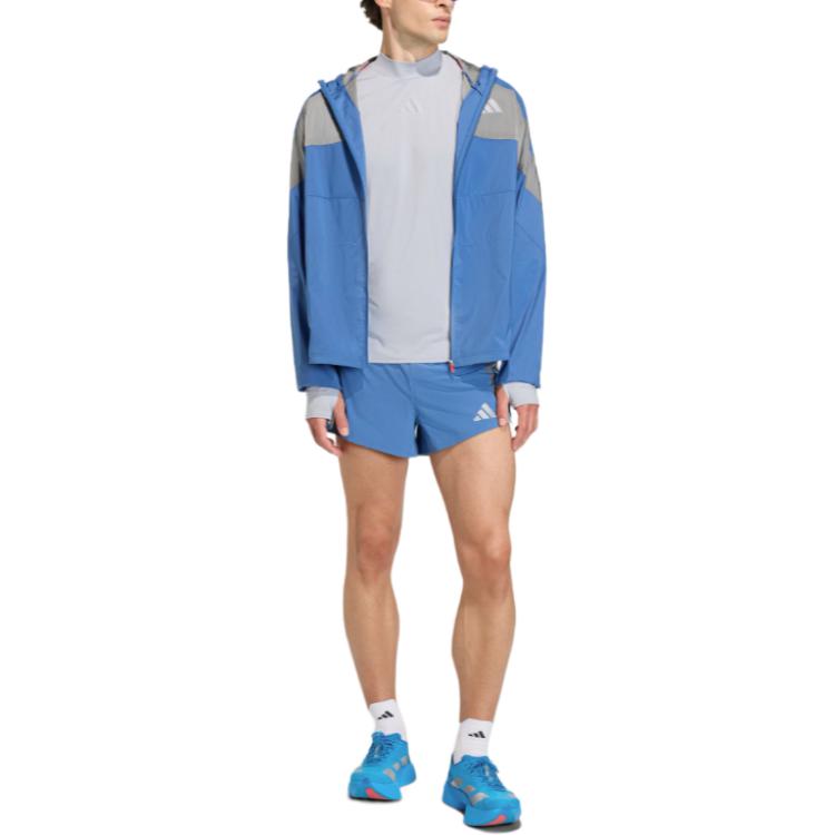 Куртка для бега Adizero FW25 EKIDEN мужская Adidas, синий — фото 4