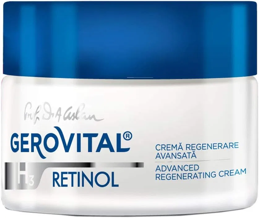 Крем для лица Gerovital — Дневной с ретинолом Gelobital H3 Retinol Advanced Regenerie Cream, 50 мл — фото 3