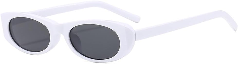 

Солнцезащитные очки UV400 - в стиле панк, маленькие овальные, с градиентной подсветкой, для женщин и мужчин, для бега и занятий спортом на открытом воздухе UYPTK, White-black