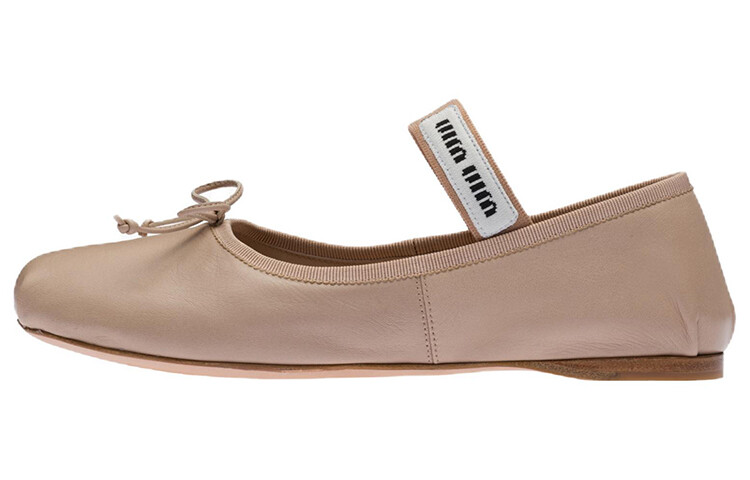Балетки Водяная лилия Кожа Miu Miu