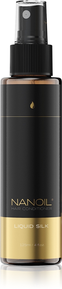 

Жидкий шелк, несмываемый разглаживающий кондиционер для волос Nanoil, 125 мл