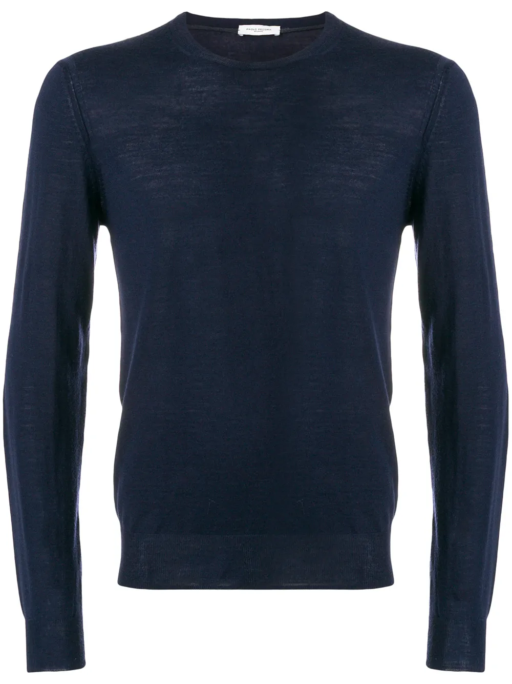 

Пуловер с круглым вырезом Paolo Pecora, синий
