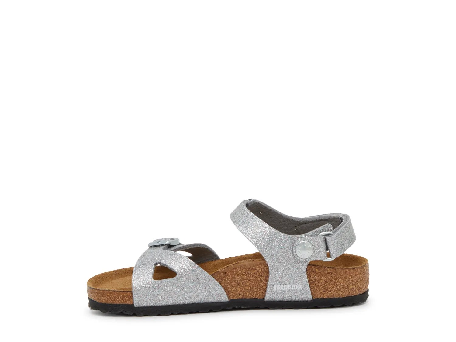 Сандалии Birkenstock Rio Sandal - Kids', серебристый металлик — фото 3