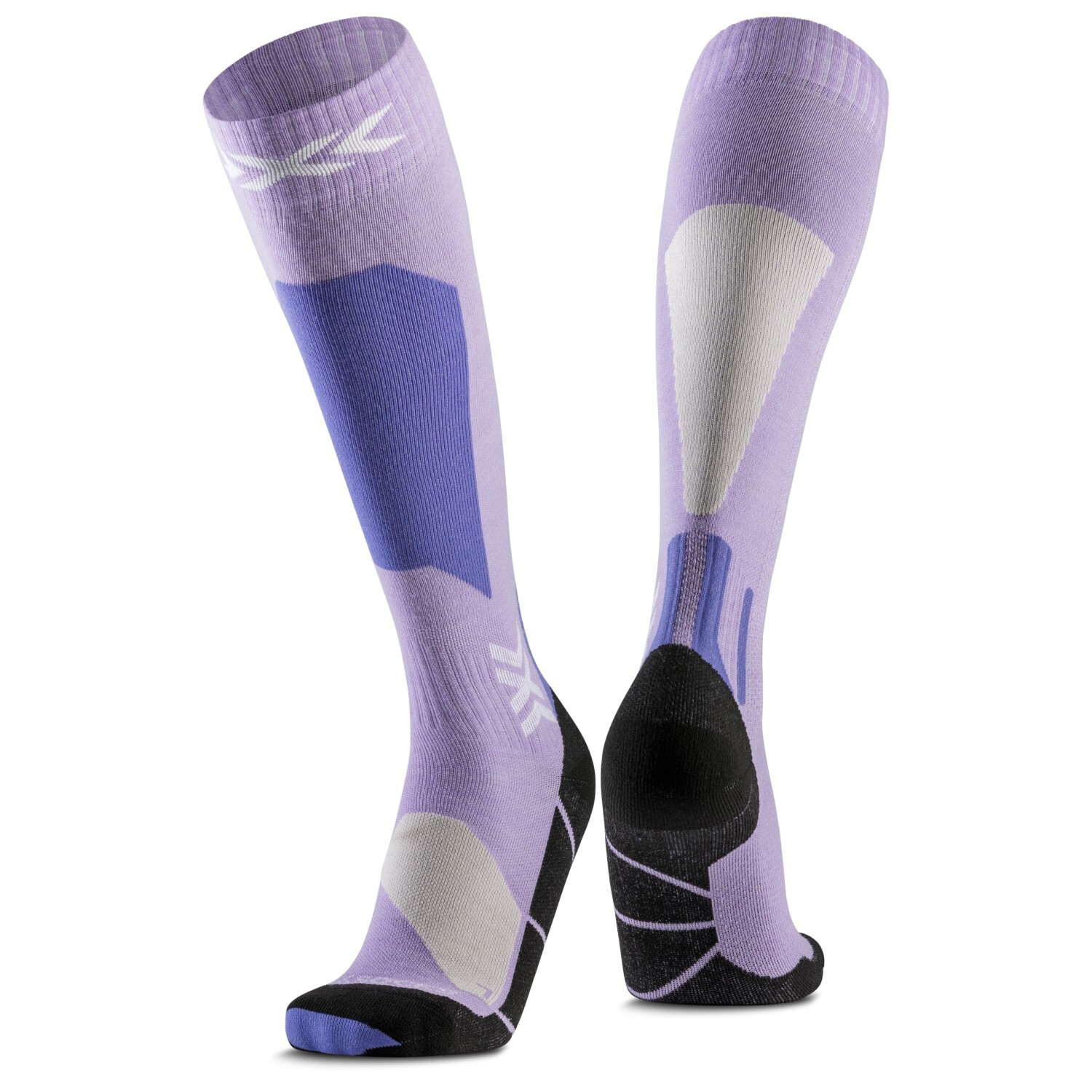

Лыжные носки X-Socks Ski Discover Merino OTC, цвет Muted Lavender/Light Sand