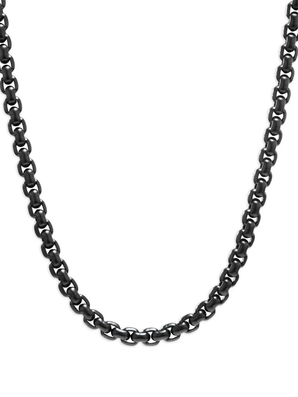 

Серебряное колье Box Chain (7.3 мм) David Yurman, серебяный
