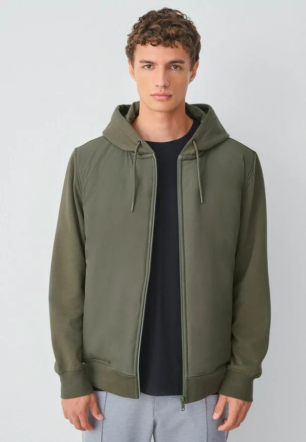 

Толстовка с капюшоном и застежкой-молнией (гибридная модель) Next, Khaki Green, Зеленый, Толстовка с капюшоном и застежкой-молнией (гибридная модель) Next, Khaki Green