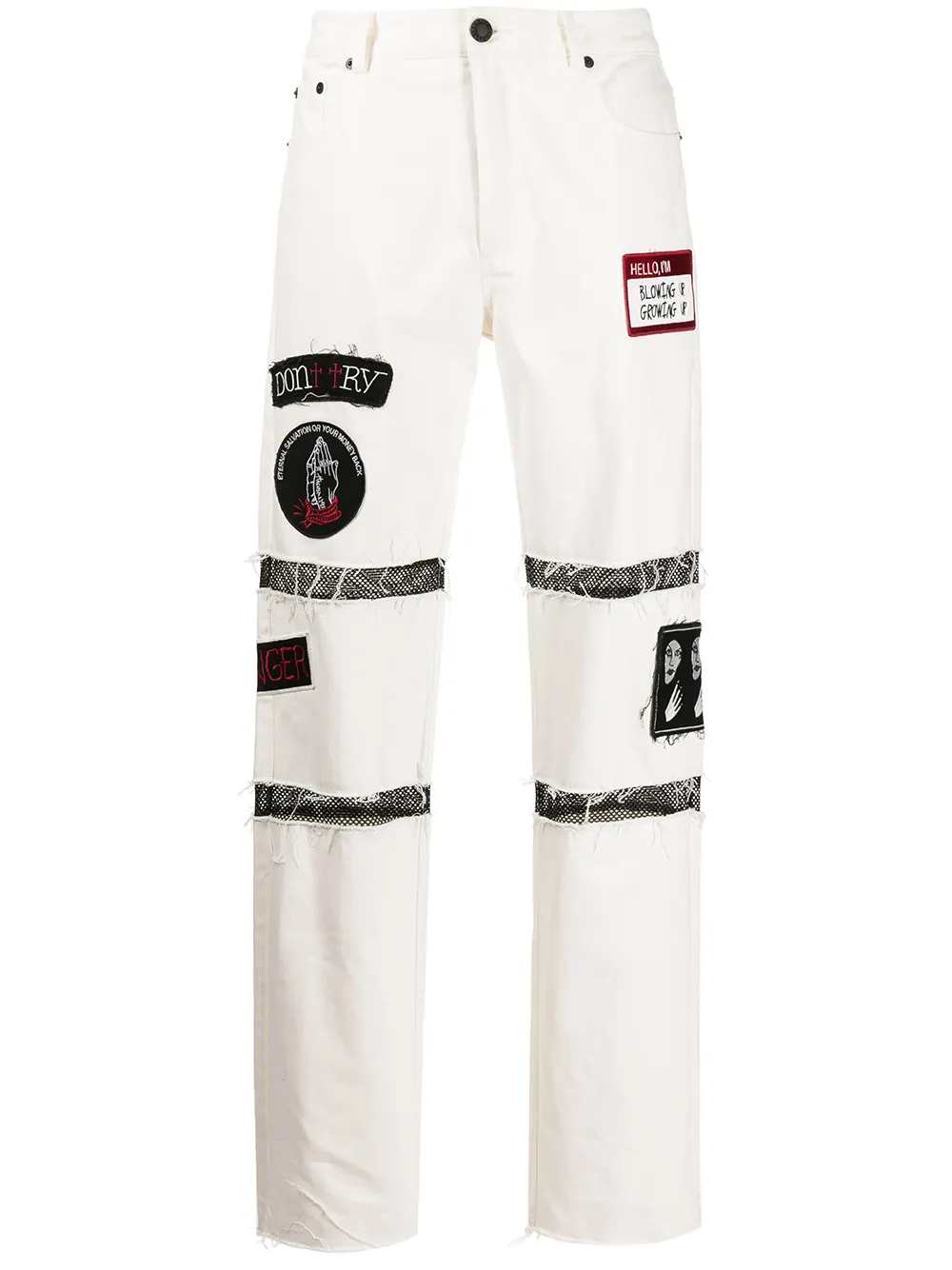 

Прямые джинсы Eternal Salvation Haculla, белый