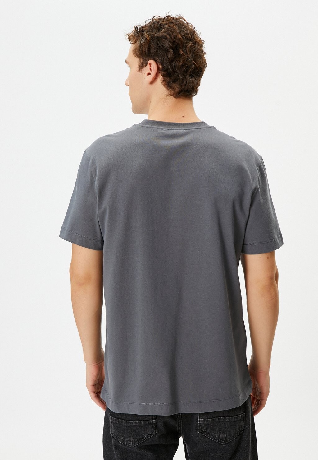 

Базовая футболка CREW NECK SHORT SLEEVE Koton, антрацит