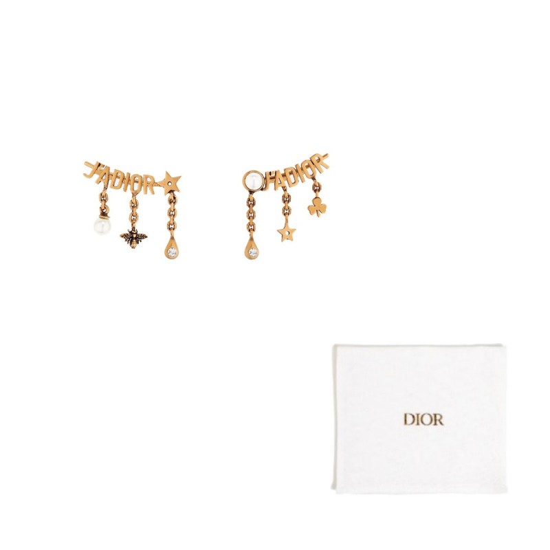 

Серьги-гвоздики Metal DIOR, золото