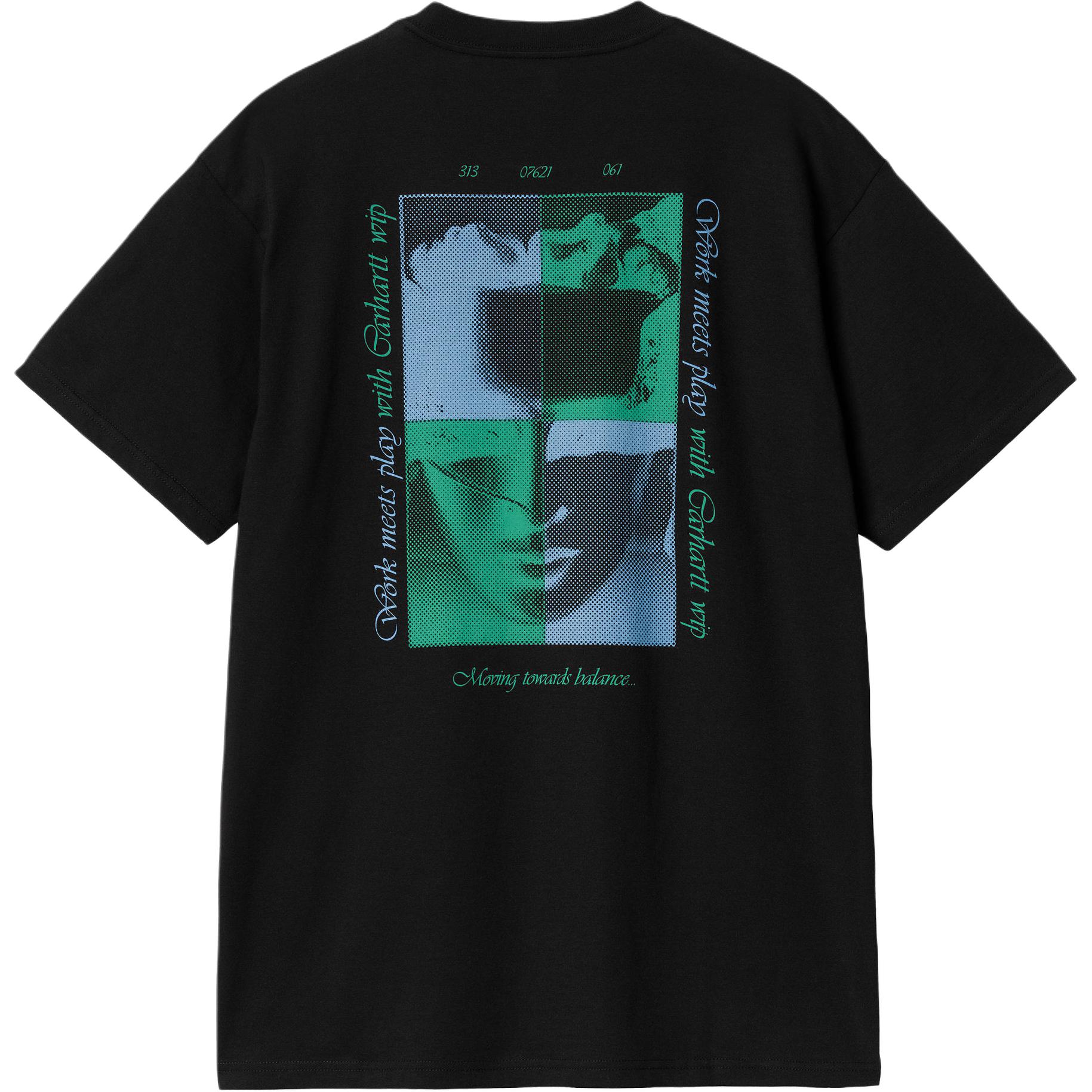 

Carhartt WIP Футболка унисекс черная, Черный, Carhartt WIP Футболка унисекс черная