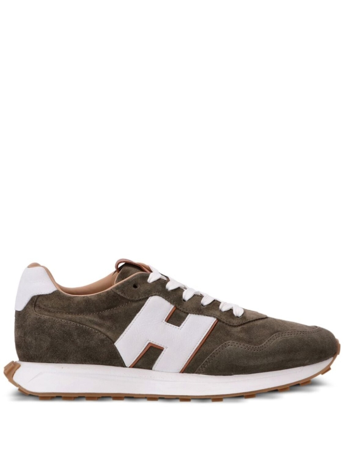 

Hogan кроссовки H601 с нашивкой H, зеленый