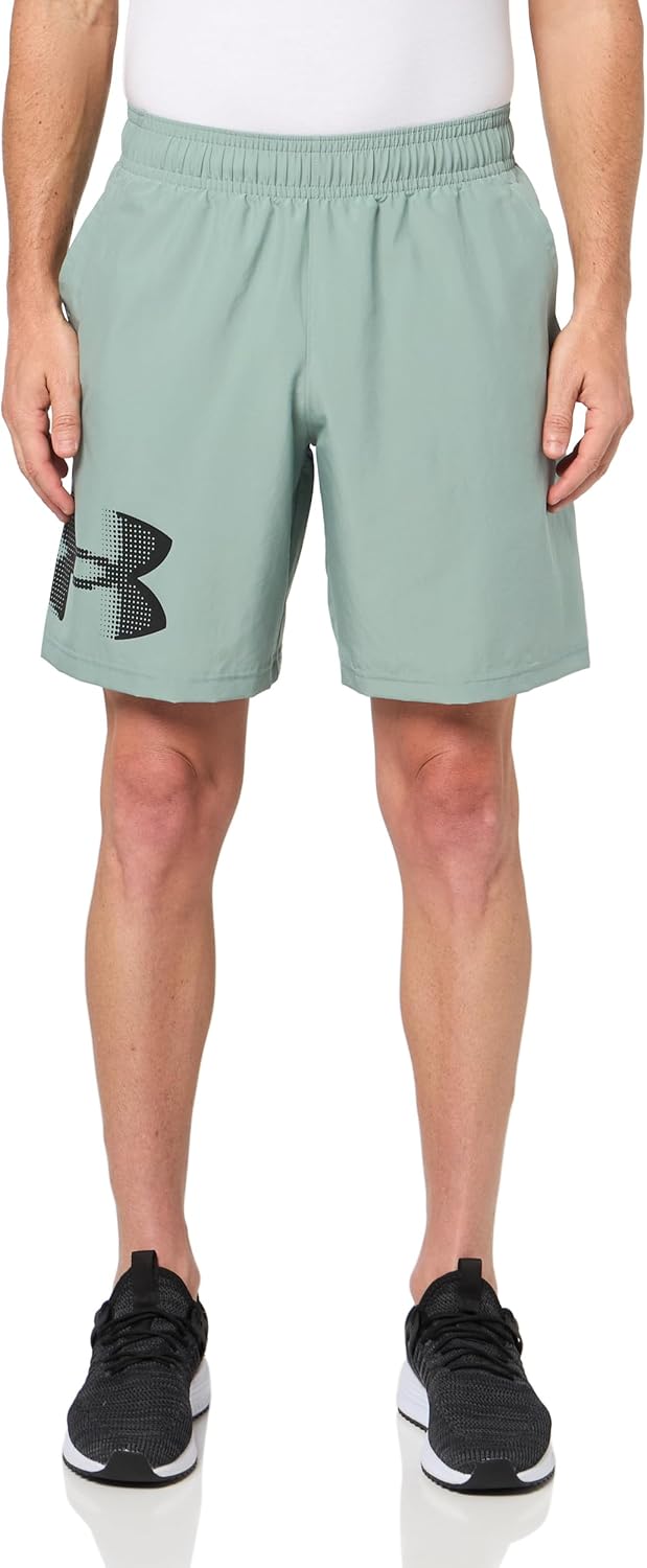 

Under Armour мужские шорты Tech Woven Graphic, (348) Silica Green/Black