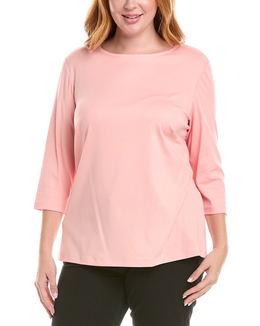 

Лафайет 148 Нью-Йорк Плюс Карвер Футболка Lafayette 148 New York, розовый