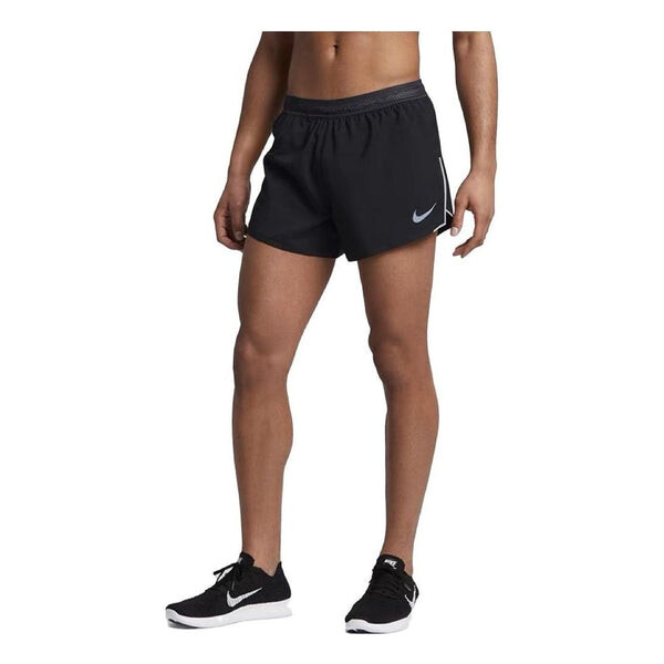 

Шорты aeroswift 4' shorts 'black' Nike, черный