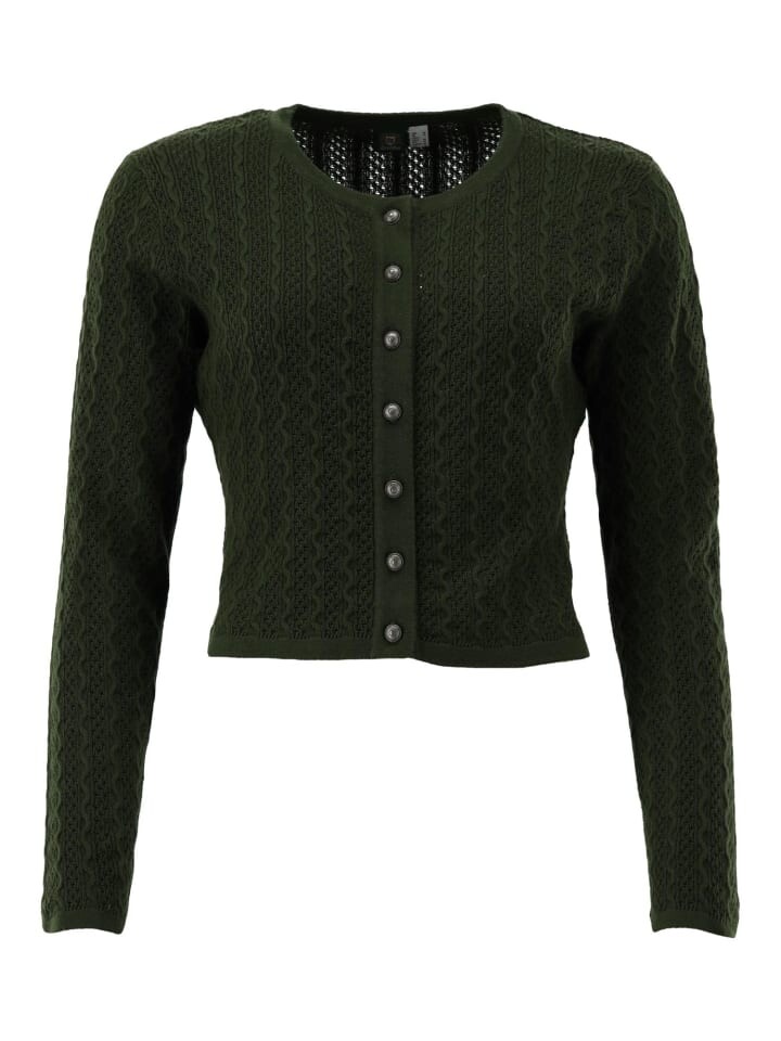 

Кардиган OS-Trachten Strickjacke Borida, оливковый