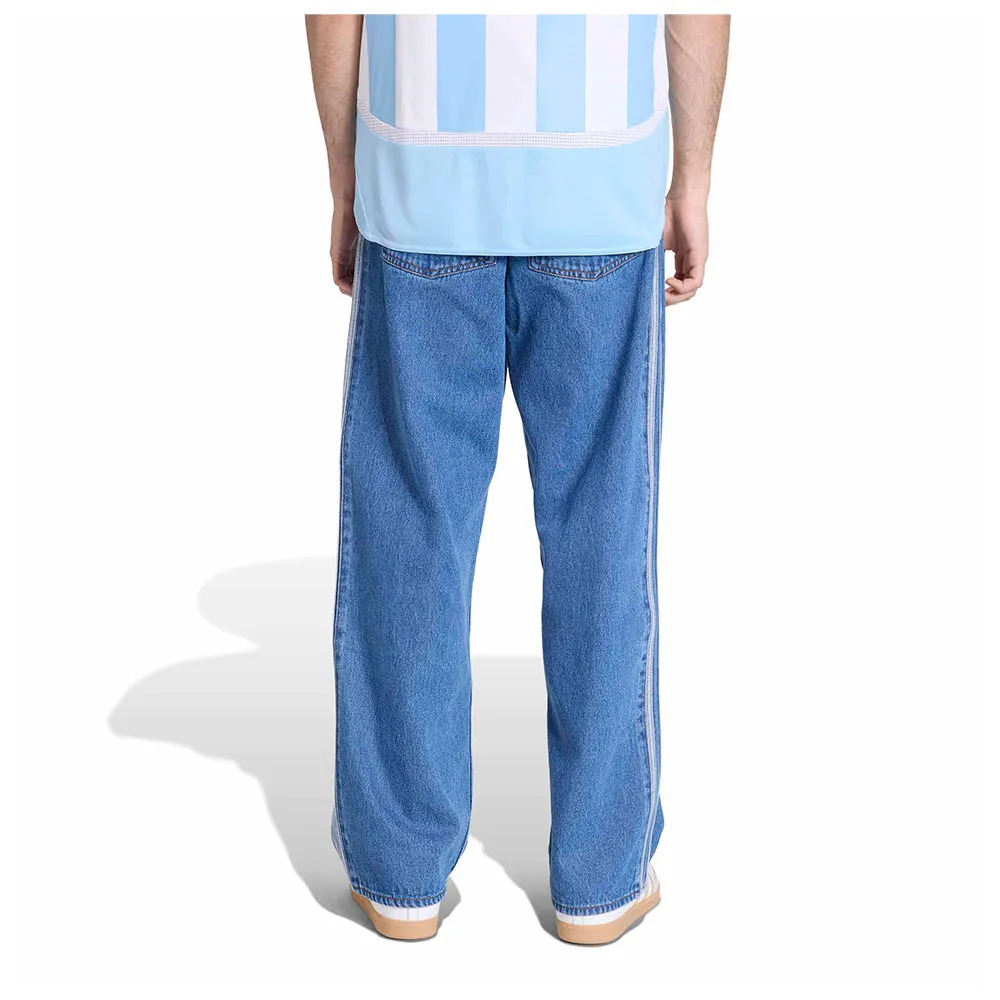 Джинсы adidas Originals Firebird Adicolor, синий — фото 2