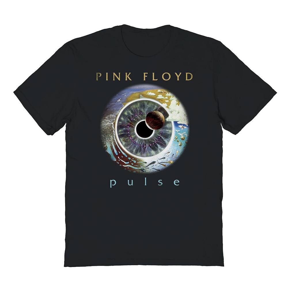 

Мужская футболка с рисунком Pink Floyd Pulse Licensed Character, черный