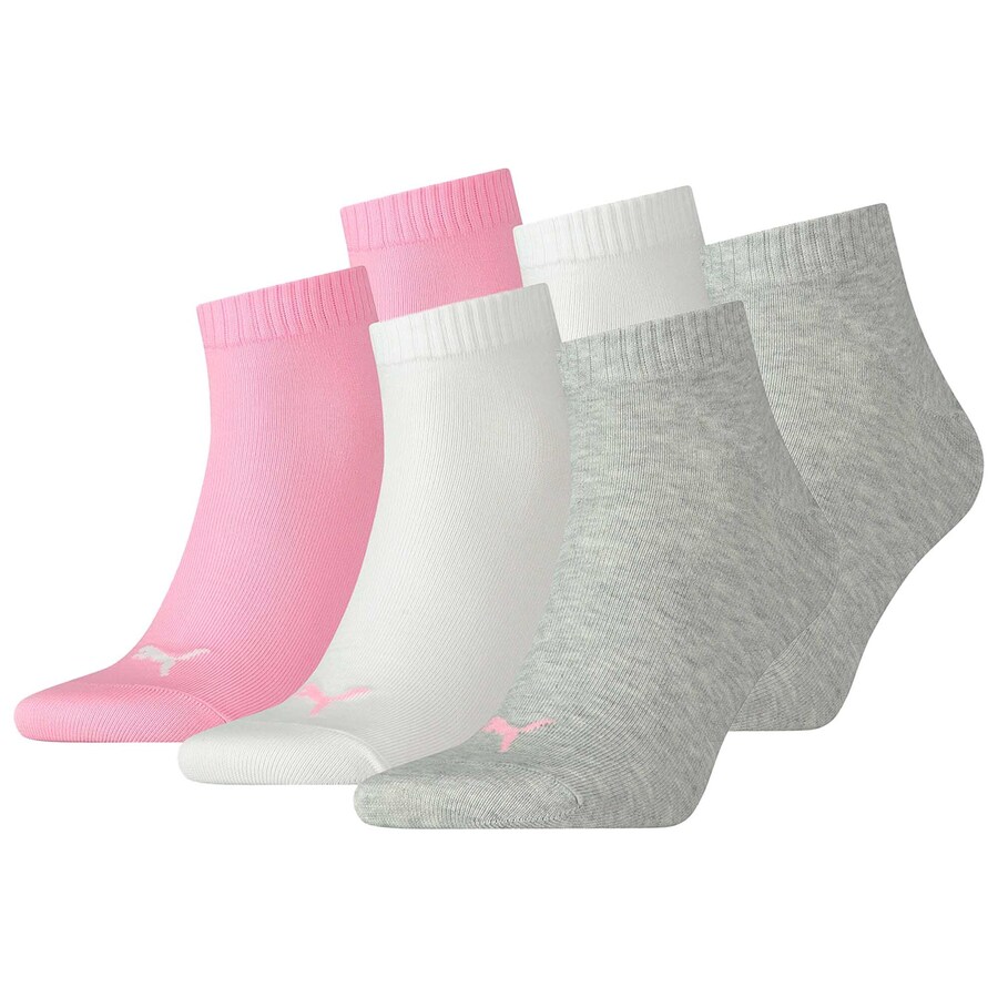 

Носки PUMA, цвет Basalt grey/Pink/White