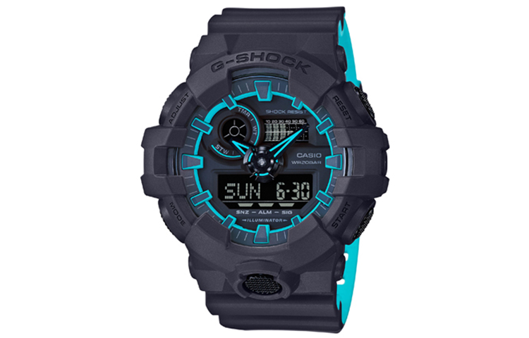 

Касио GA-700SE-1A2 Мужские часы Black серии Liquid Crystal/Analog Dual Display