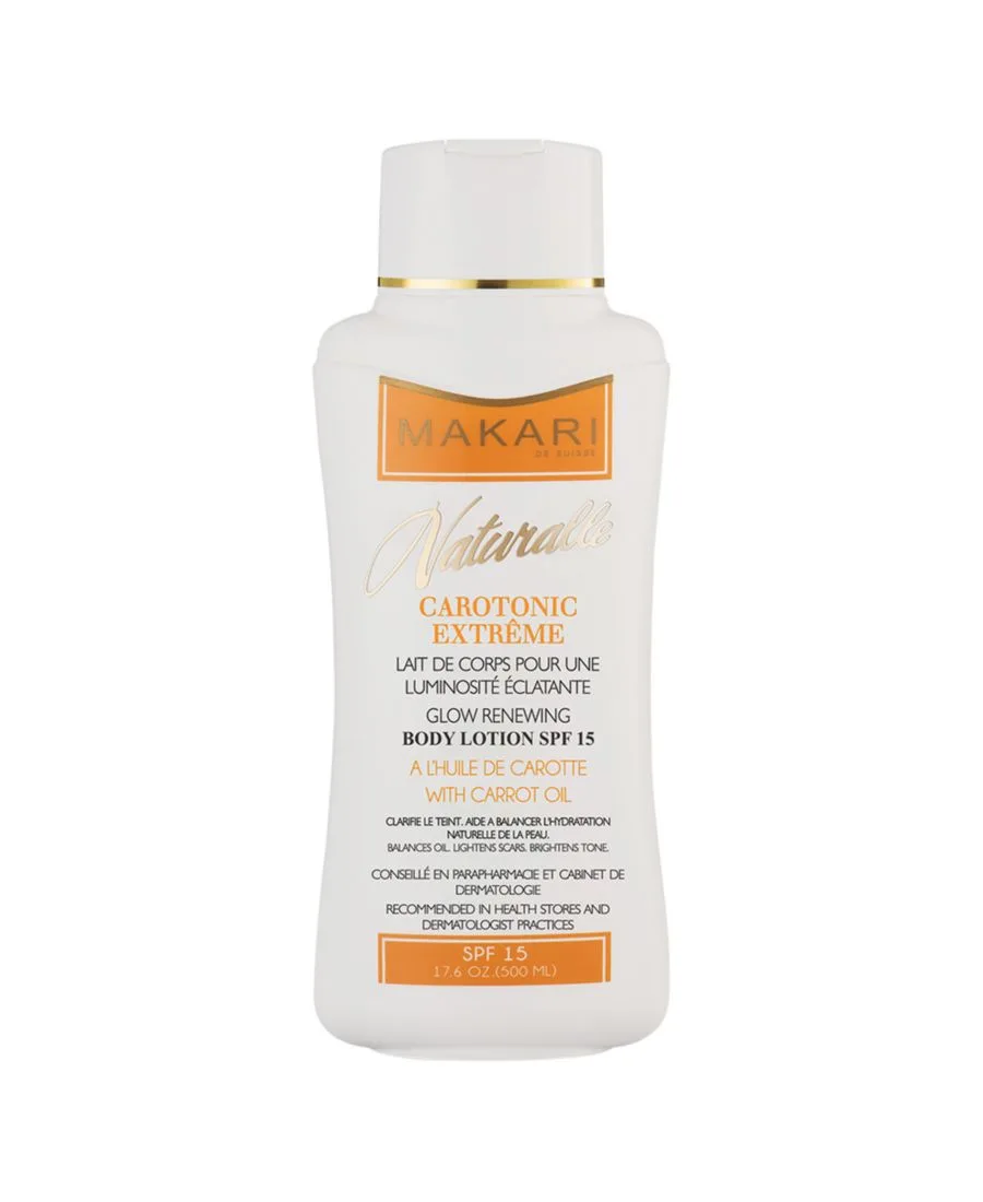 Натуральный восстанавливающий лосьон для тела Carotonic Extreme Glow - 17,6 унций Makari, мультиколор color bottle
