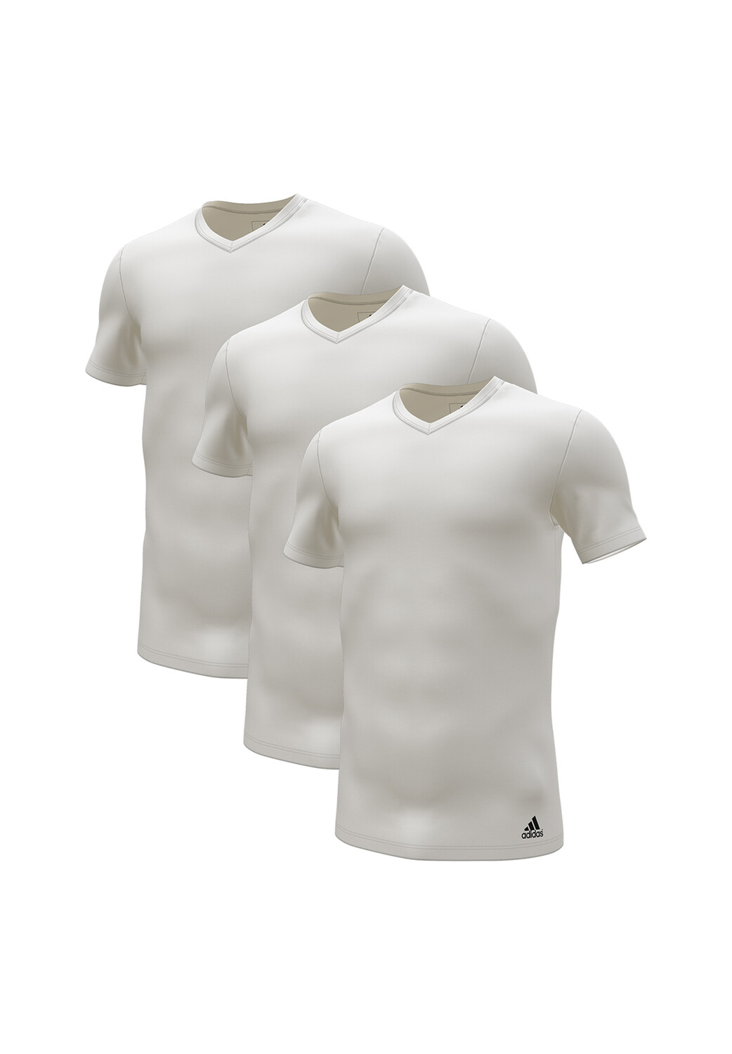 

Футболка adidas V Neck (3PK), белый