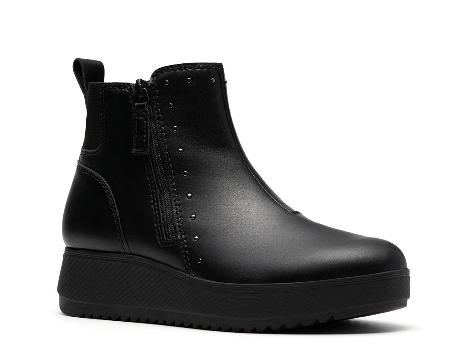 Ботинки Clarks Zylah Willow Bootie, Black Leather