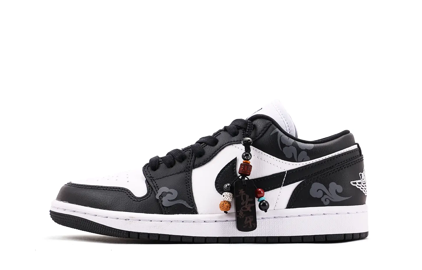 

Jordan Air 1 Coverage Low top Vintage Basketball Shoes Unisex Черный Белый