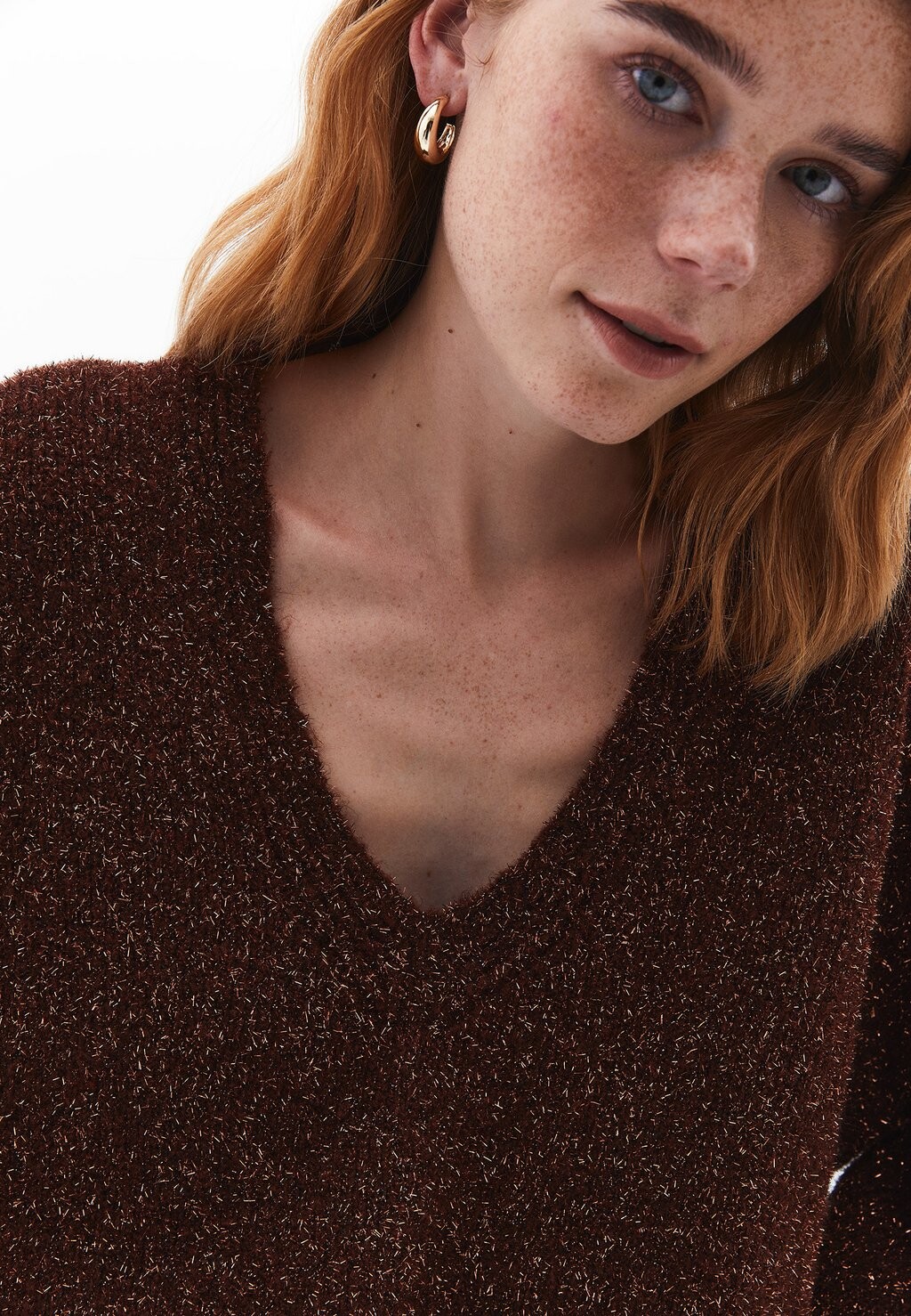 

Джемпер V-NECK OXXO, коричневый