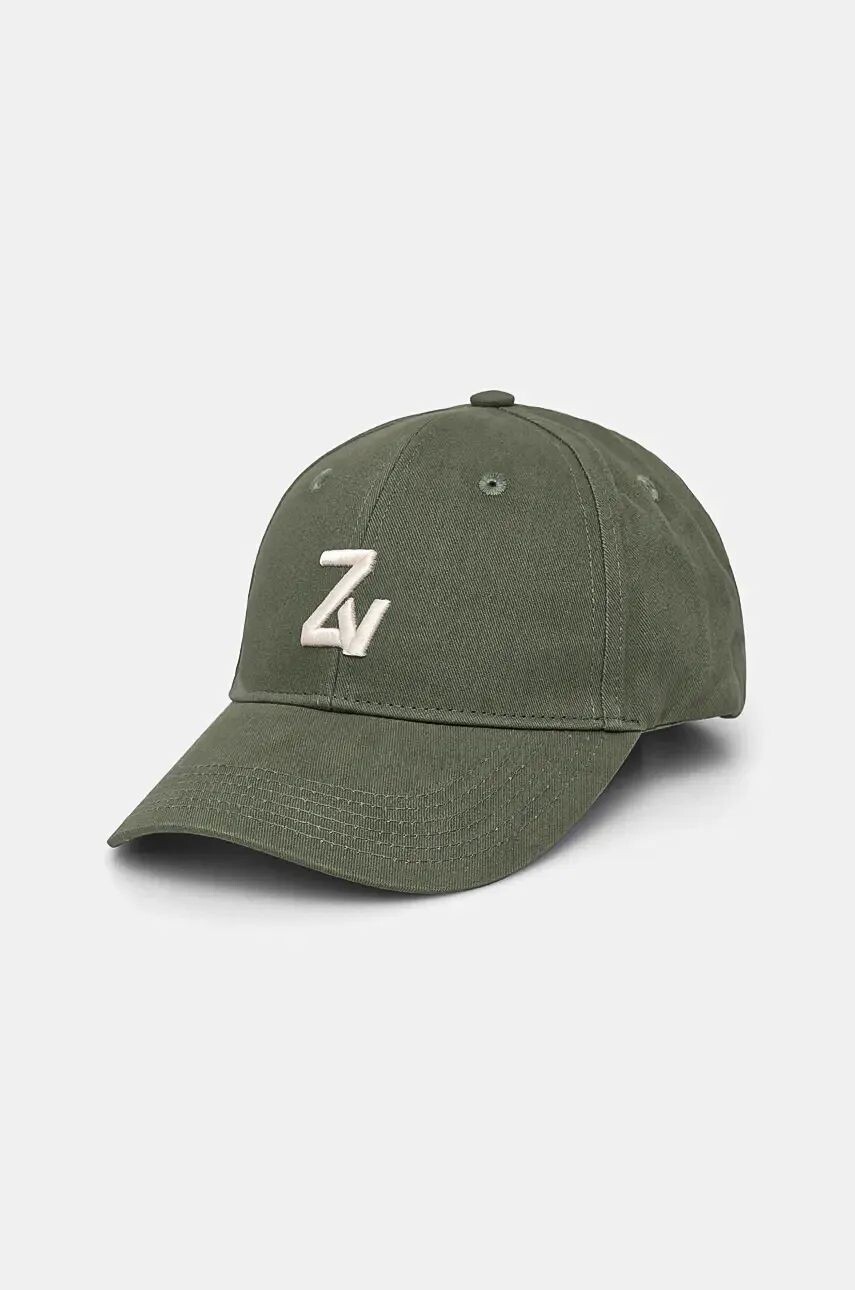 

Бейсболка из хлопка ZADIG&VOLTAIRE, зеленый