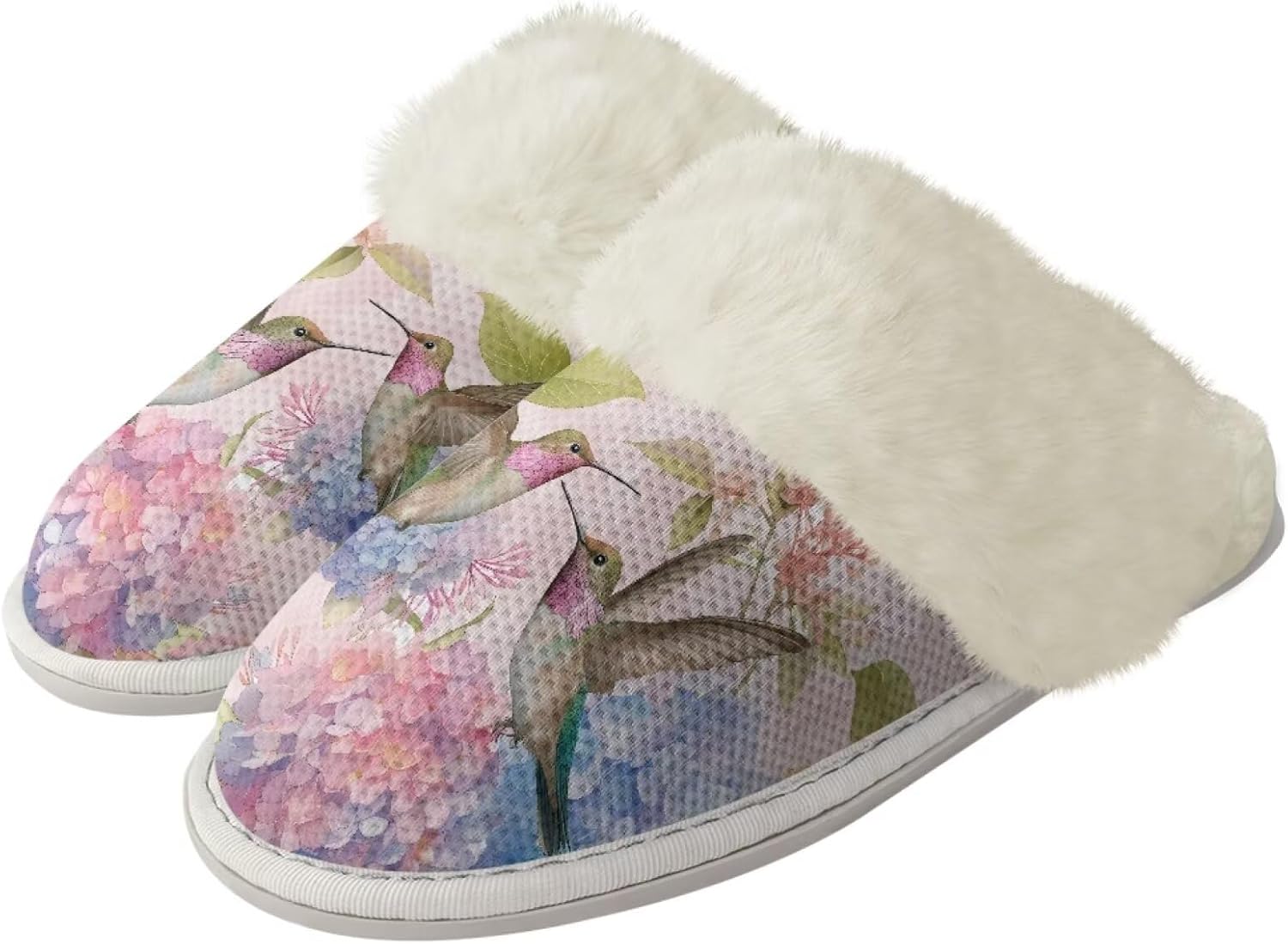 

Тапочки Forchrinse South Horse с принтом подсолнуха для женщин и мужчин, в стиле коренных американцев, с мягкой подкладкой из памяти формы, теплые, с противоскользящей резиновой подошвой, Hummingbird Peony