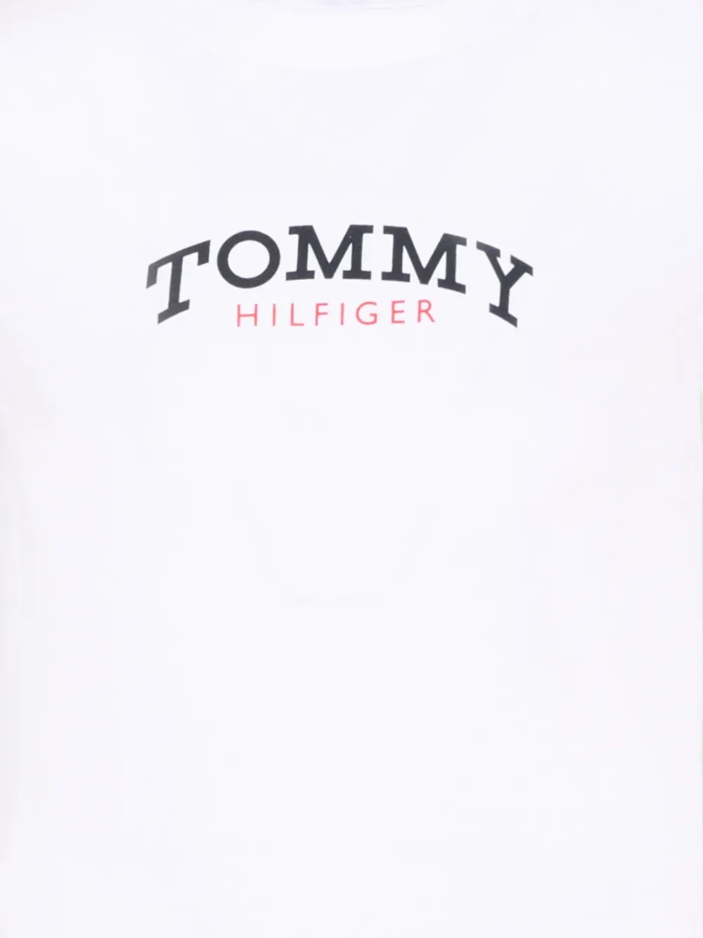Хлопковая футболка с коротким рукавом Tommy Hilfiger Junior, белый — фото 4