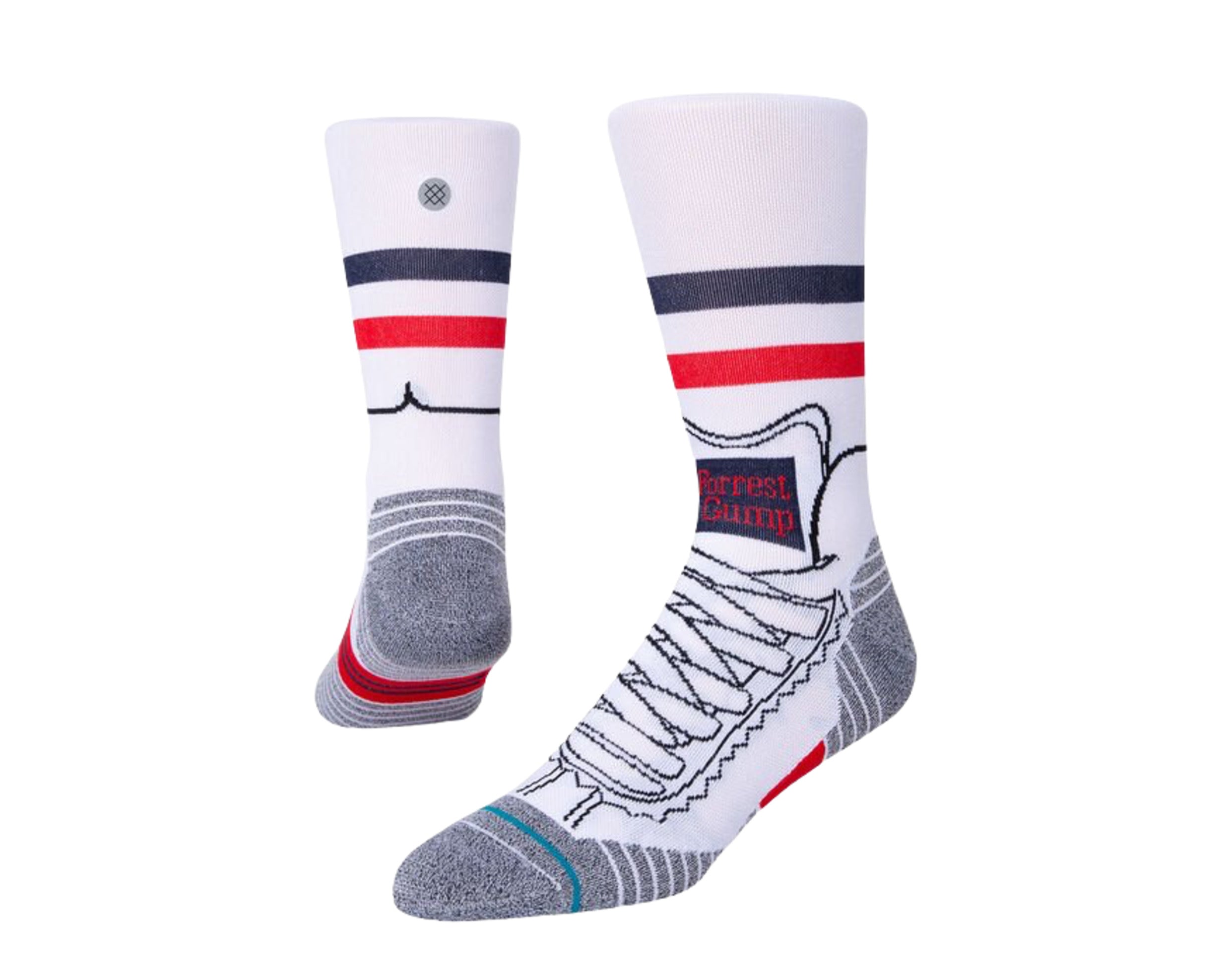 

Носки Stance x Forest Gump Run Forrest White Crew A418D20RUN-WHT
