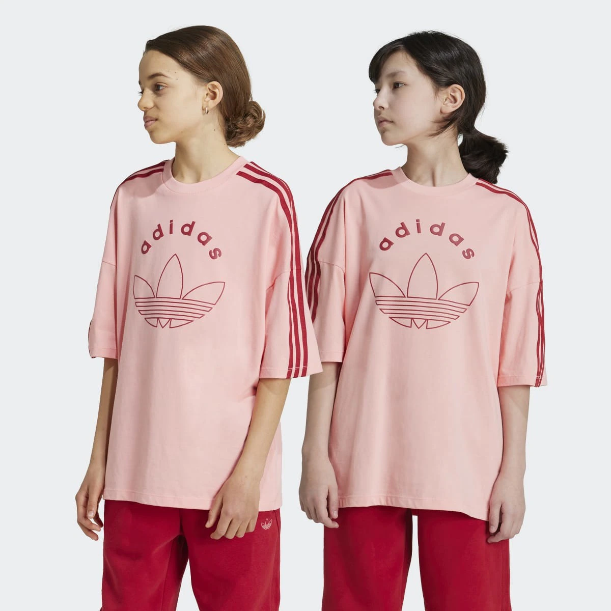 

Детская футболка Adidas Original с графическим рисунком, цвет Rosa