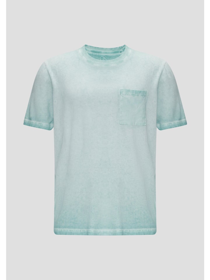 

QS Футболка 6134 светло-бирюзового цвета, Зеленый, QS Футболка 6134 светло-бирюзового цвета