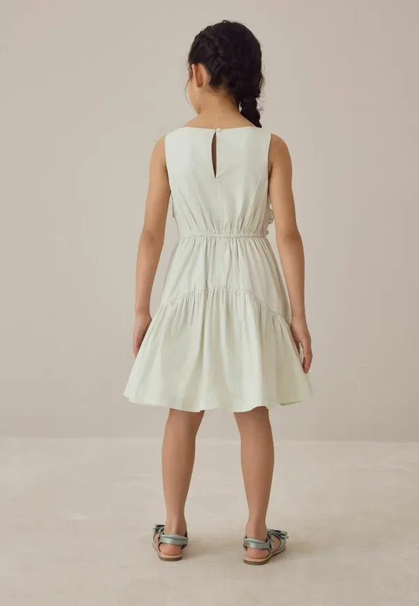 Платье Regular fit с цветочной аппликацией, Laura Ashley, цвет мяты — фото 3