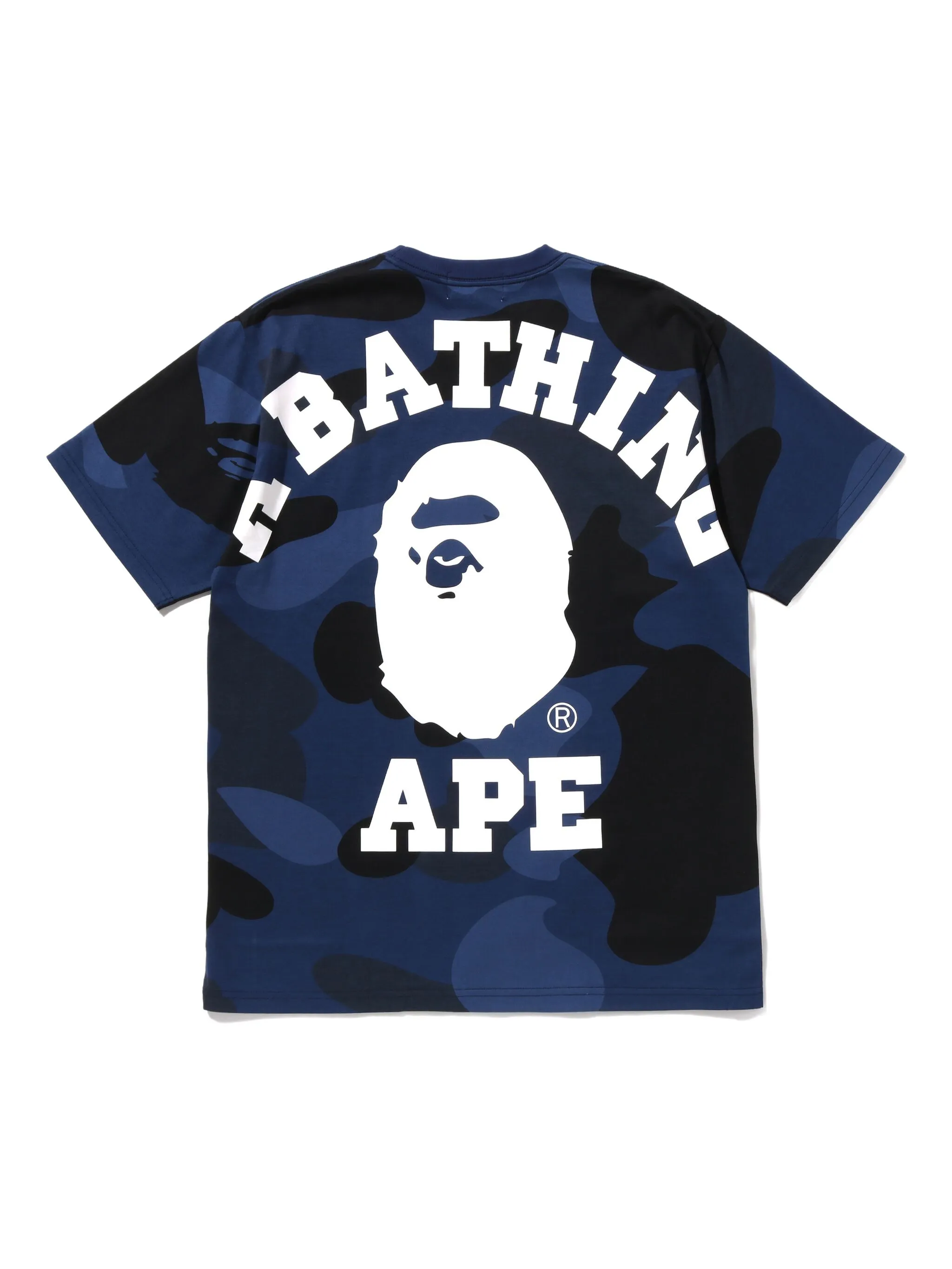 Футболка Mega Color Camo A Bathing Ape, синий — фото 2
