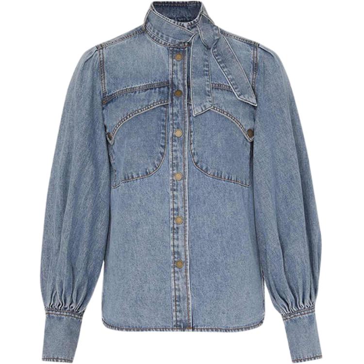 

Футболка SS24 Женская Poseidon Blue Zimmermann