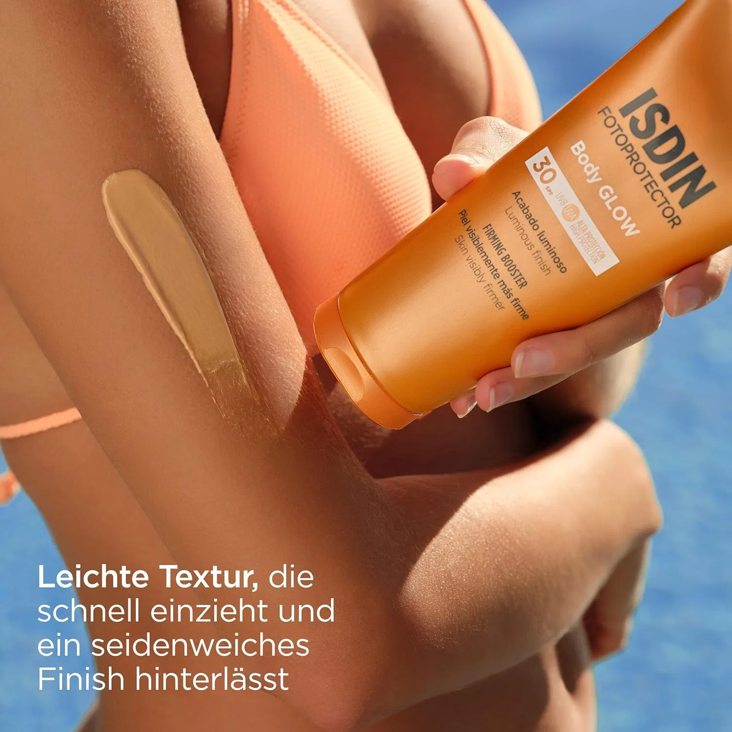 Солнцезащитный лосьон ISDIN Fotoprotector Body Glow SPF 30 с эффектом сияния Isdin — фото 2