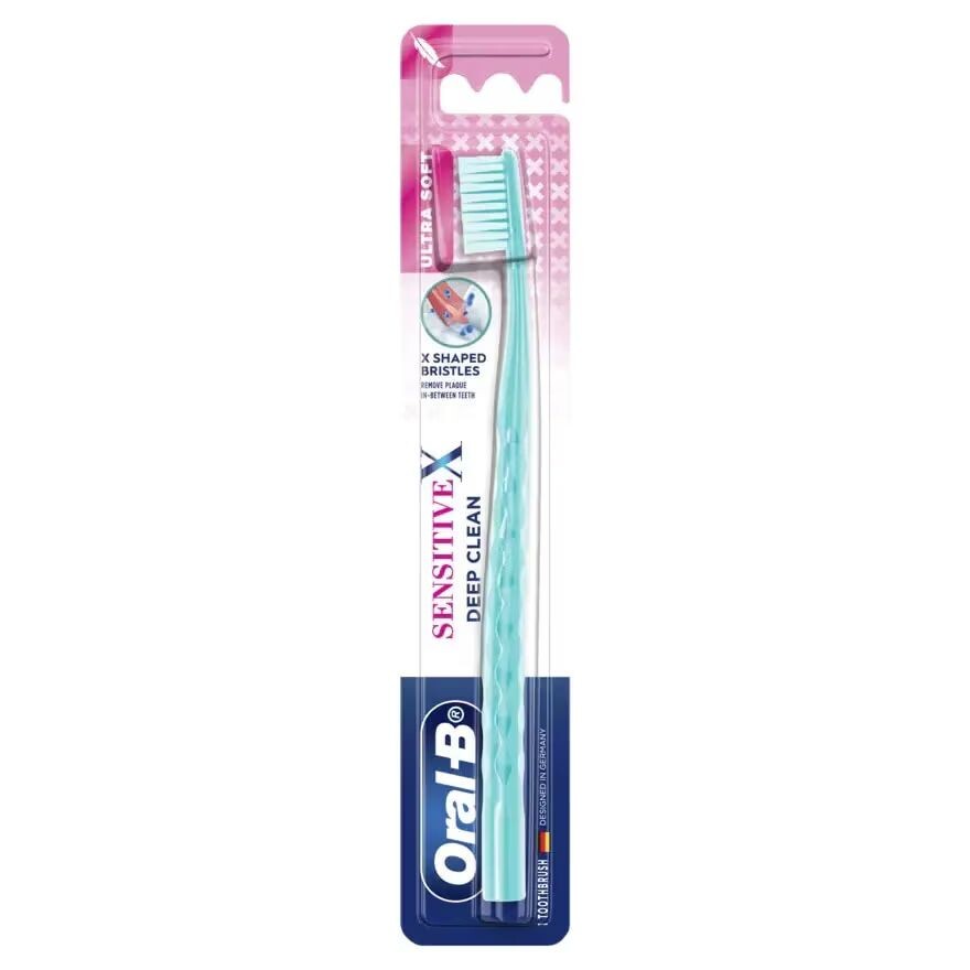 

Oral B Oral-B SensitiveX Deep Clean 1 шт (смешанные цвета), Green
