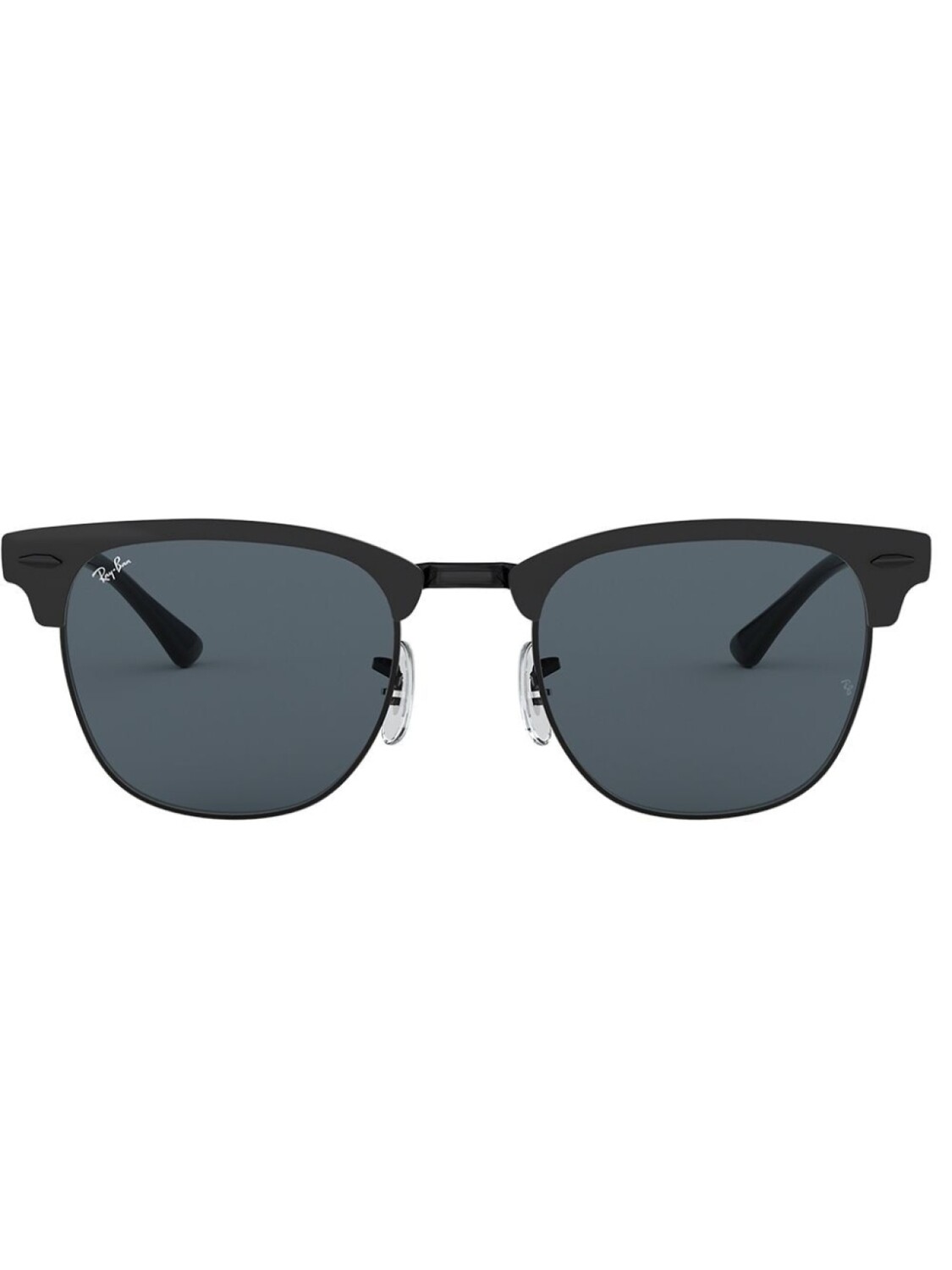 

Ray-Ban солнцезащитные очки 'Clubmaster' в металлической оправе, черный