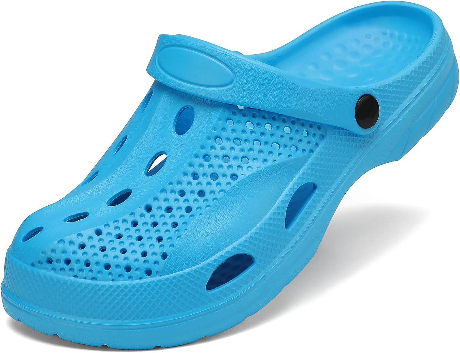 

Сабо с поддержкой свода стопы SOSOWHLTE для мужчин и женщин, универсальная садовая обувь, удобные сандалии-тапочки для пляжа и повседневного ношения, светло-голубой