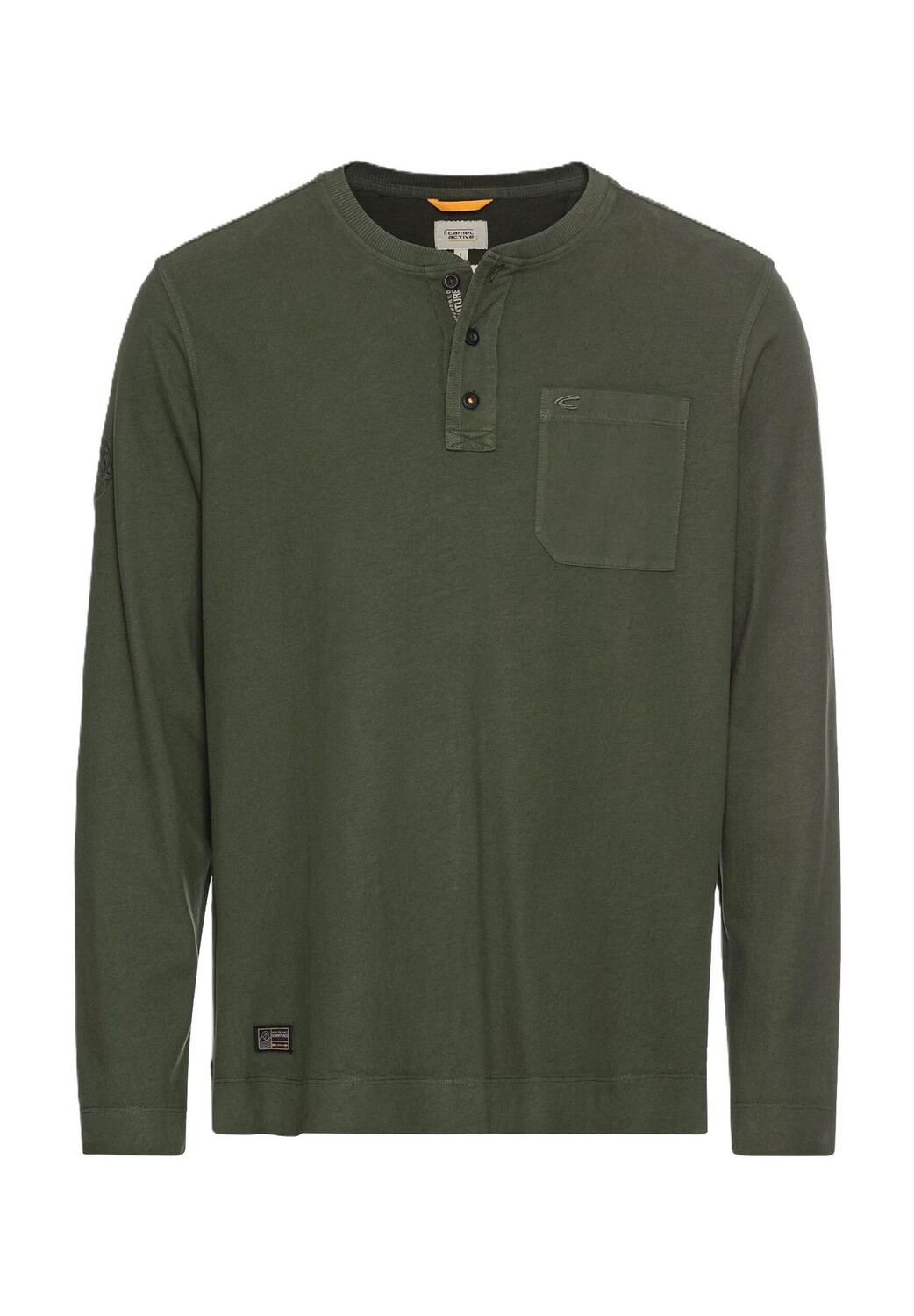 

Рубашка с длинным рукавом Henley, мужская Camel active, цвет 91 Leaf Green